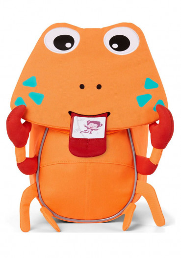 detail Kids backpack Affenzahn Small Friend Crab - neon orange