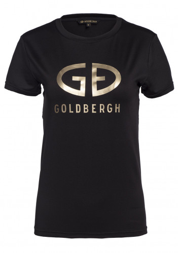 Women's T-shirt Goldbergh Damkina Black / Gold