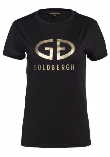 detail Women's T-shirt Goldbergh Damkina Black / Gold