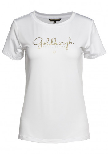 Women's T-shirt Goldbergh LUZ short sleeve top WHITE