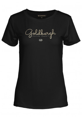 Women's T-shirt Goldbergh LUZ short sleeve top BLACK