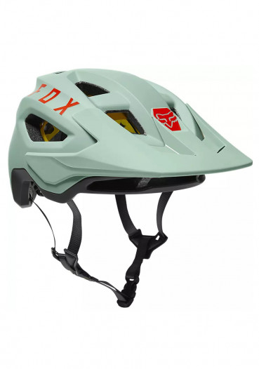 detail Fox Speedframe Helmet, Ce Eucalyptus