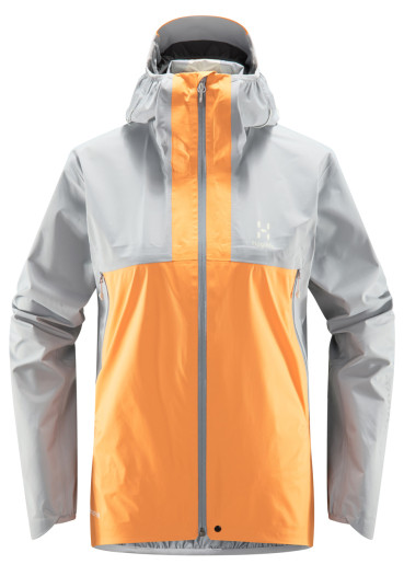 detail Women's jacket Haglöfs 605231-4TL L.I.M GTX Active W gray/orange