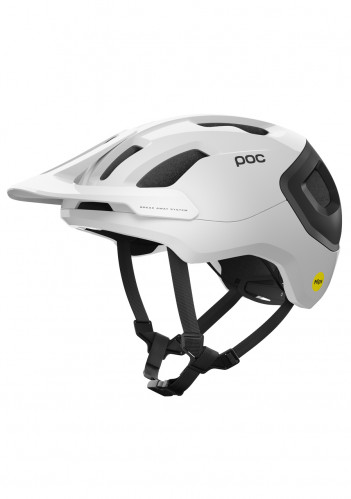 Cycling helmet  Poc Axion Race Mips Hydrogen White / Uranium Black Matt