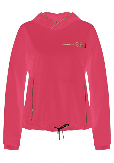 detail Women's sweatshirt Sportalm Chase Neon Pink