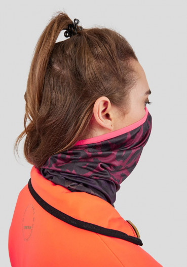 detail Women's scarf Sportalm Camou Neon Pink