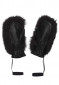 náhled Women's gloves Goldbergh Hando Mittens Real Raccoon Fur Black