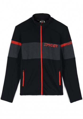 Men's sweatshirt Spyder Speed Full Zip Blk/vco 