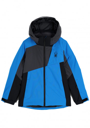 detail Children's jacket Spyder Boys Ambush Blue/ebony/blk