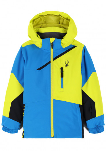 detail Children's jacket Spyder Mini Challenger Blue/yellow/blk