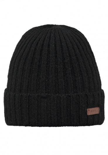 detail Men's hat Barts Haakon Turnup Black