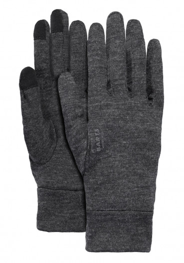 detail Barts Merino Touch Gloves Dark Heather