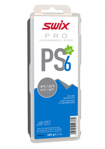 Swix PS06-18 Performance Speed,modrý,-6°C/-12°C,180g