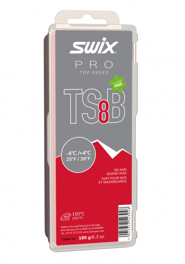detail Swix TS08B-18 Top Speed B,červený,-4°C/+4°C,180g