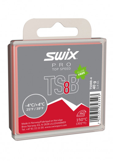 detail Swix TS08B-4 Top Speed B,červený,-4°C/+4°C,40g