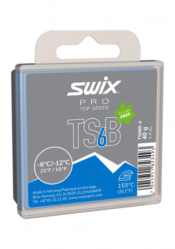 Swix TS06B-4 Top Speed B,modrý,-6°C/-12°C,40g