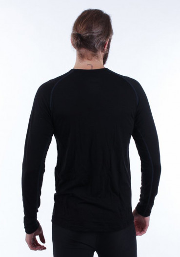 detail Devold Breeze Merino 150 Shirt Man Black