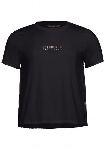 Women's T-shirt Goldbergh Groove Short Sleeve Top Black
