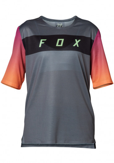 detail Children's cycling jersey Fox Yth Flexair Ss Jersey Pewter