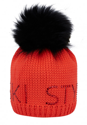 detail Women's hat Sportalm Ski Paprika Flame 162981283141