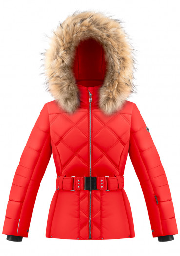 detail Poivre Blanc W23-1003-JRGL/A Ski Jacket Scarlet Red 9