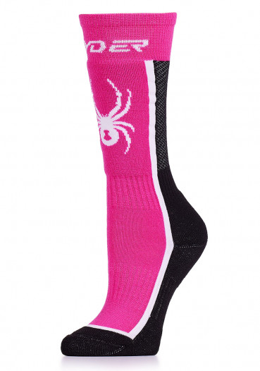 detail Spyder-boys Youth Sweep Ski Socks-pink