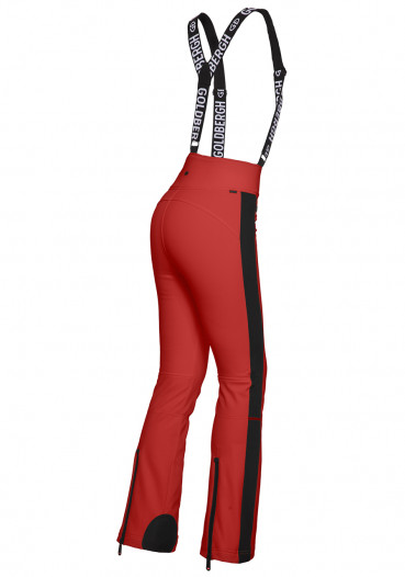 detail Women's ski pants Goldbergh HIGH END ski pant RUBY RED