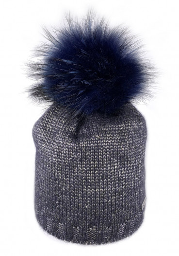 detail Women's winter hat NORTON 7929-04 MUTZE Blue