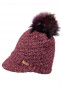 náhled Women's knitted hat Barts Millie burgundy