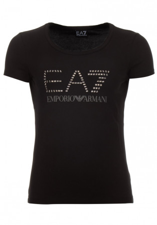 detail Women's T-Shirt Armani 6ZTT88 black
