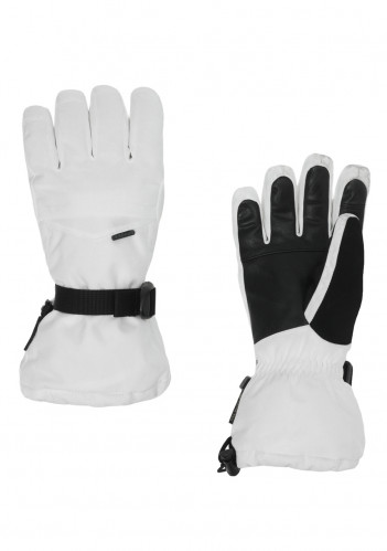 Women's ski gloves SPYDER 197024-100 -W SYNTHESIS GTX-SKI GLOVE-WHITE