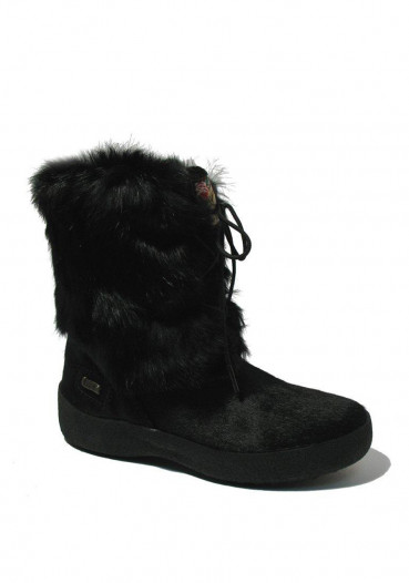 detail Women's  fur boots Nis 915894 Stivaletto Pelliccia lapin Black