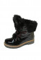 náhled Women's fur boots Nis 1515404/A Scarponcino Pelle Vittelo Black
