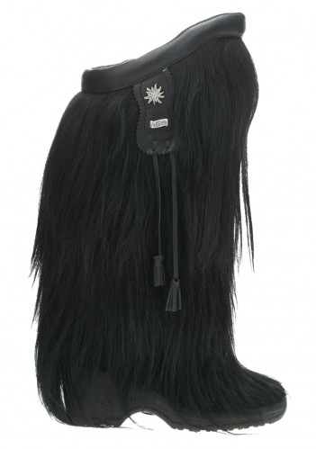 Women's winter boots Nis 715821 Stivale Pelliccia Capra Black