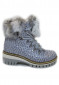 náhled Women's winter boots Nis 1915450/29 Scarponcino Pelle St. Vernice Perla/Lapin