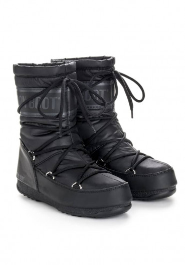 detail Women's shoes Tecnica Moon Boot Mid Nylon Wp Black
