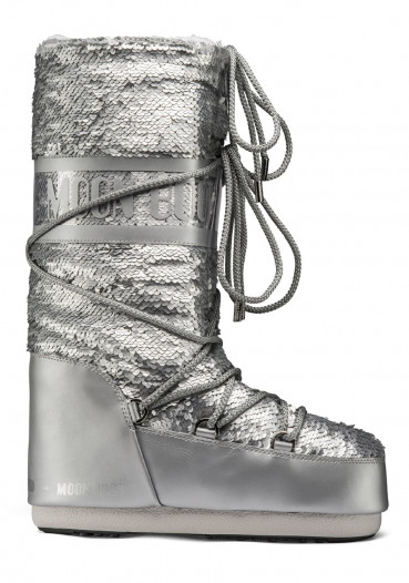 detail Women's Tecnica Moon Boot Classic Disco Silver snow boots