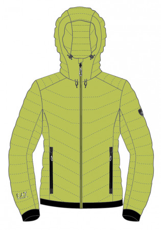 detail Men's jacket Armani 6GPB43 DOWN JACKET B.CHARTREUSE