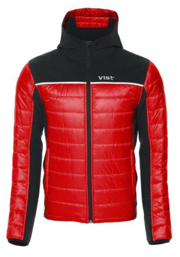 detail Men's jacket Vist Dolomitica Ruby/Black/White