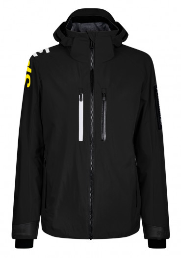 detail Men's ski jacket Sportalm Dust Black