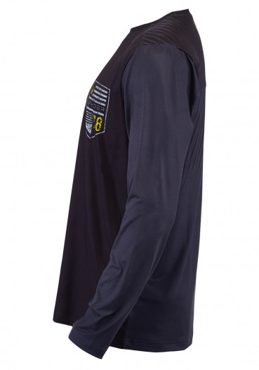detail Men's functional T-shirt Spyder-204066-001 PUMP-Long Sleeve Top-black
