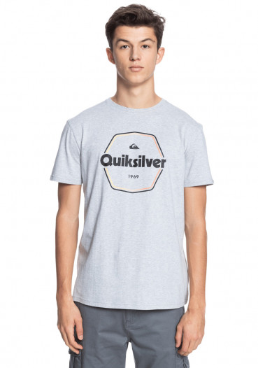 detail Quiksilver men's t-shirt EQYZT06327-SGRH Hard Wired - T-Shirt