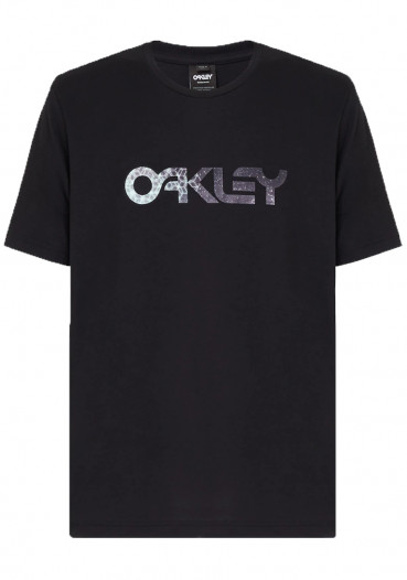 detail Men's Oakley B1b Nebulous Logo Tee / Blackout