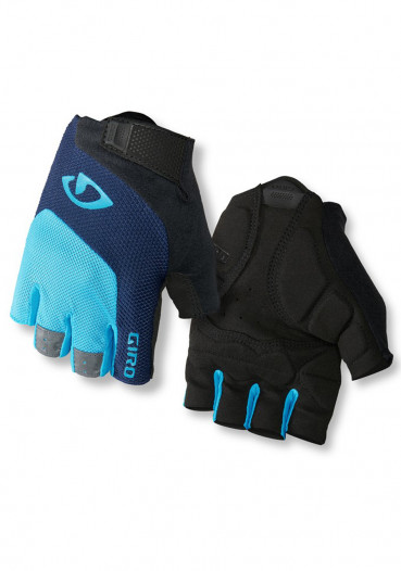 detail Giro Bravo Blue cycling gloves