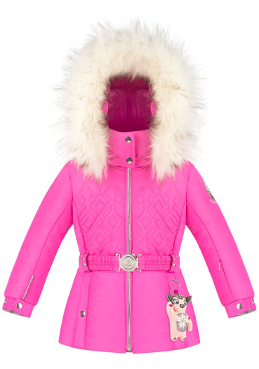 detail Children's jacket Poivre Blanc W20-1003-BBGL/A rubis pink