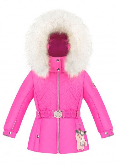 detail Children´s jacket Poivre Blanc W20-1003-BBGL/B Ski Jacket rubis pink