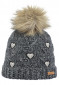 náhled Kids knitted hat Barts Muriel charcoal