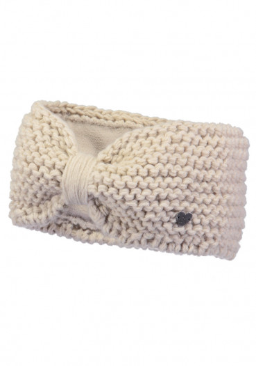 detail Women's knitted headband Barts Ginger cream