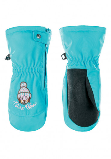 detail Child gloves POIVRE BLANC W17-1073-BBGL Ski Mittens AZURE BLUE