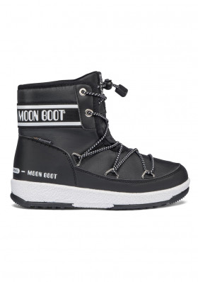 Children\'s winter boots MOON BOOT JR BOY MID WP 2 black